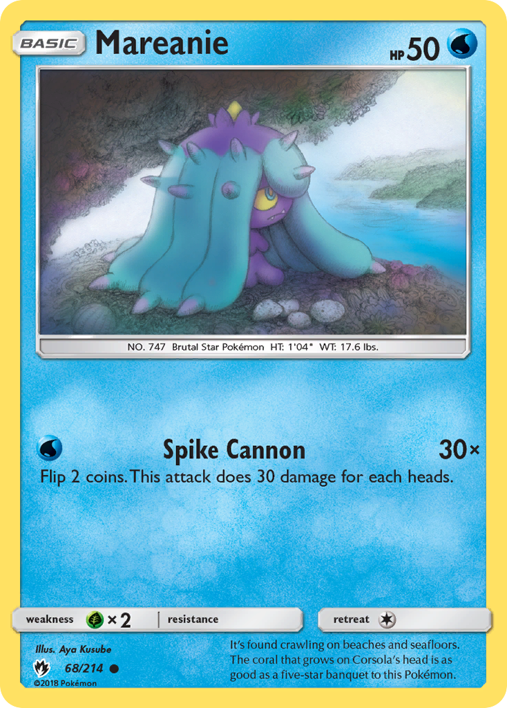 Mareanie (68/214) [Sun & Moon: Lost Thunder] | Exor Games Dartmouth