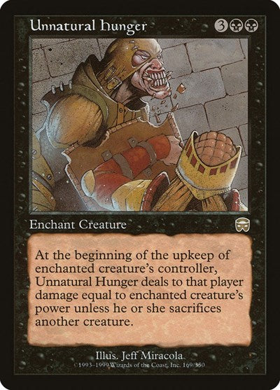 Unnatural Hunger [Mercadian Masques] | Exor Games Dartmouth