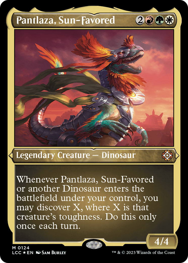 Pantlaza, Sun-Favored (Display Commander) [The Lost Caverns of Ixalan Commander] | Exor Games Dartmouth