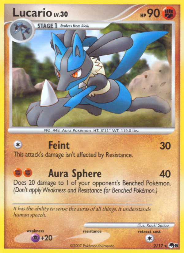 Lucario (2/17) [POP Series 6] | Exor Games Dartmouth