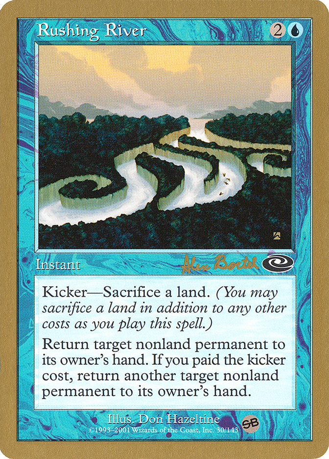 Rushing River (Alex Borteh) (SB) [World Championship Decks 2001] | Exor Games Dartmouth