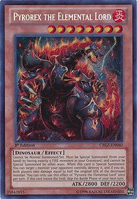 Pyrorex the Elemental Lord [CBLZ-EN040] Secret Rare | Exor Games Dartmouth