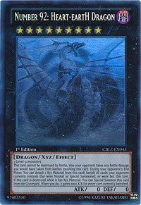 Number 92: Heart-eartH Dragon [CBLZ-EN045] Ghost Rare | Exor Games Dartmouth