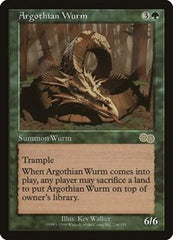 Argothian Wurm [Urza's Saga] | Exor Games Dartmouth