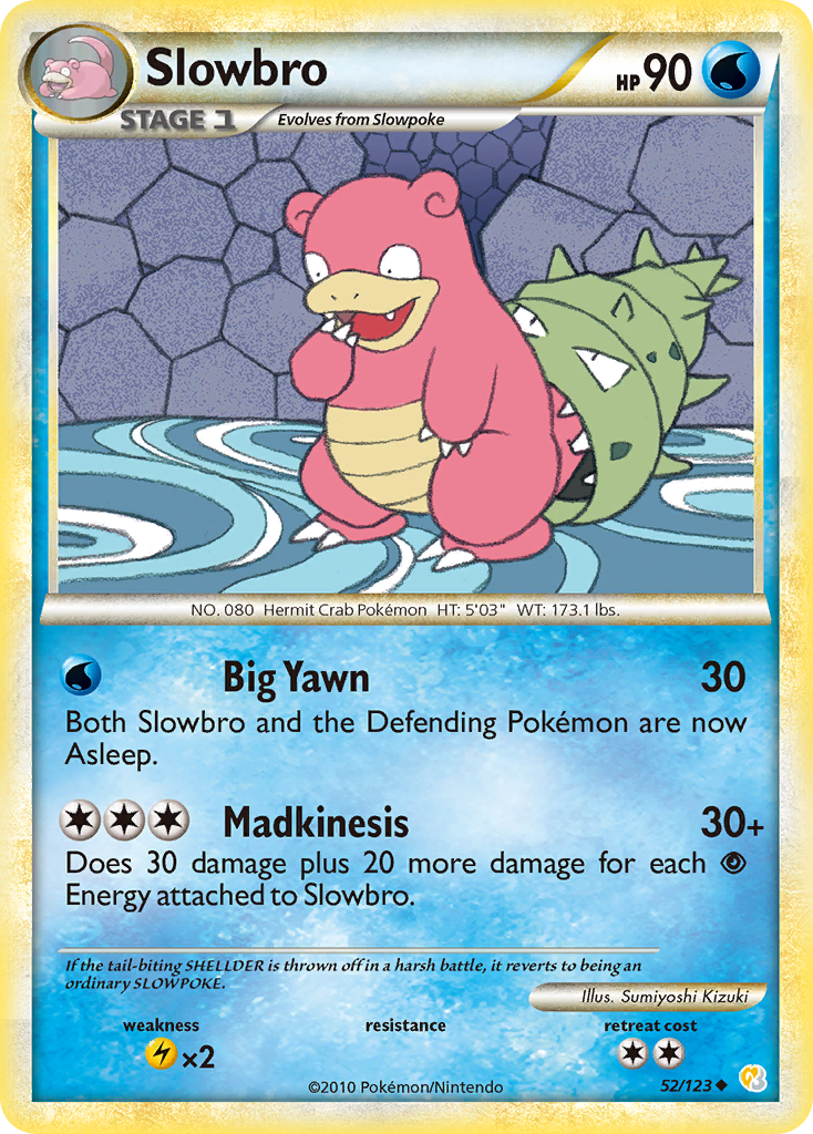 Slowbro (52/123) [HeartGold & SoulSilver: Base Set] | Exor Games Dartmouth