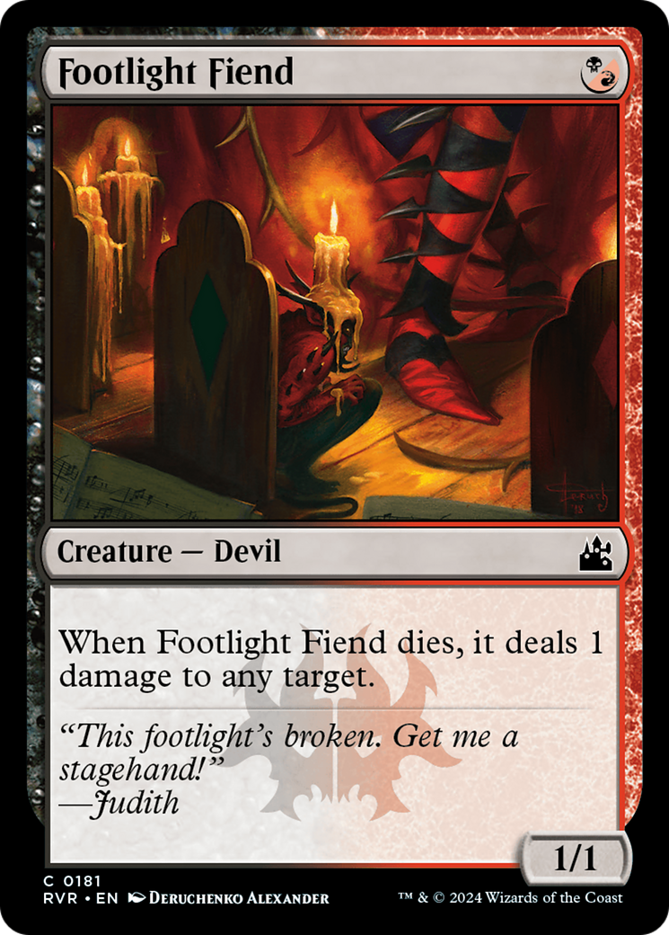 Footlight Fiend [Ravnica Remastered] | Exor Games Dartmouth