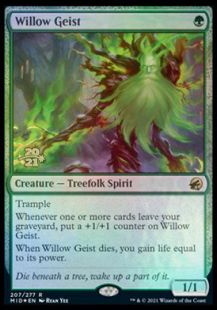 Willow Geist [Innistrad: Midnight Hunt Prerelease Promos] | Exor Games Dartmouth