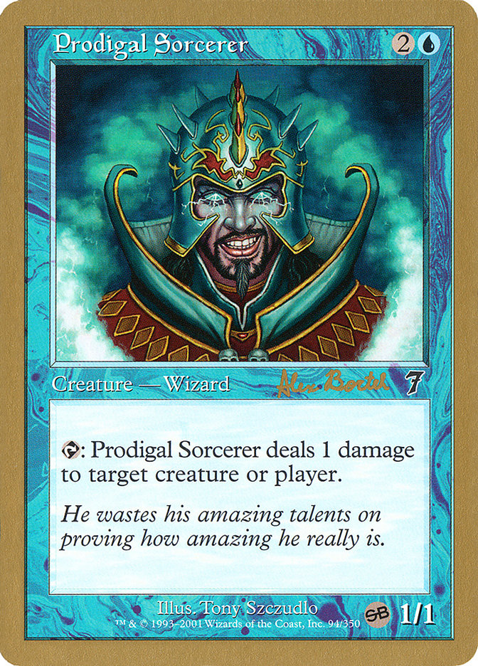 Prodigal Sorcerer (Alex Borteh) (SB) [World Championship Decks 2001] | Exor Games Dartmouth