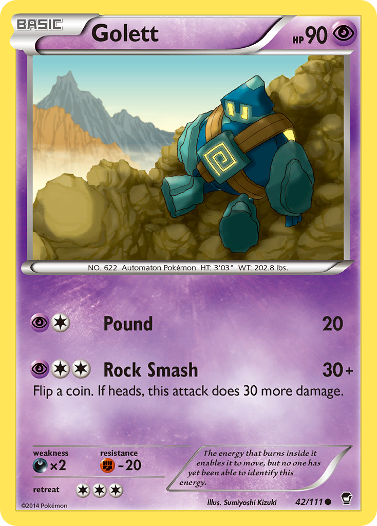 Golett (42/111) [XY: Furious Fists] | Exor Games Dartmouth