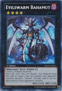Evilswarm Bahamut [HA07-EN024] Secret Rare | Exor Games Dartmouth