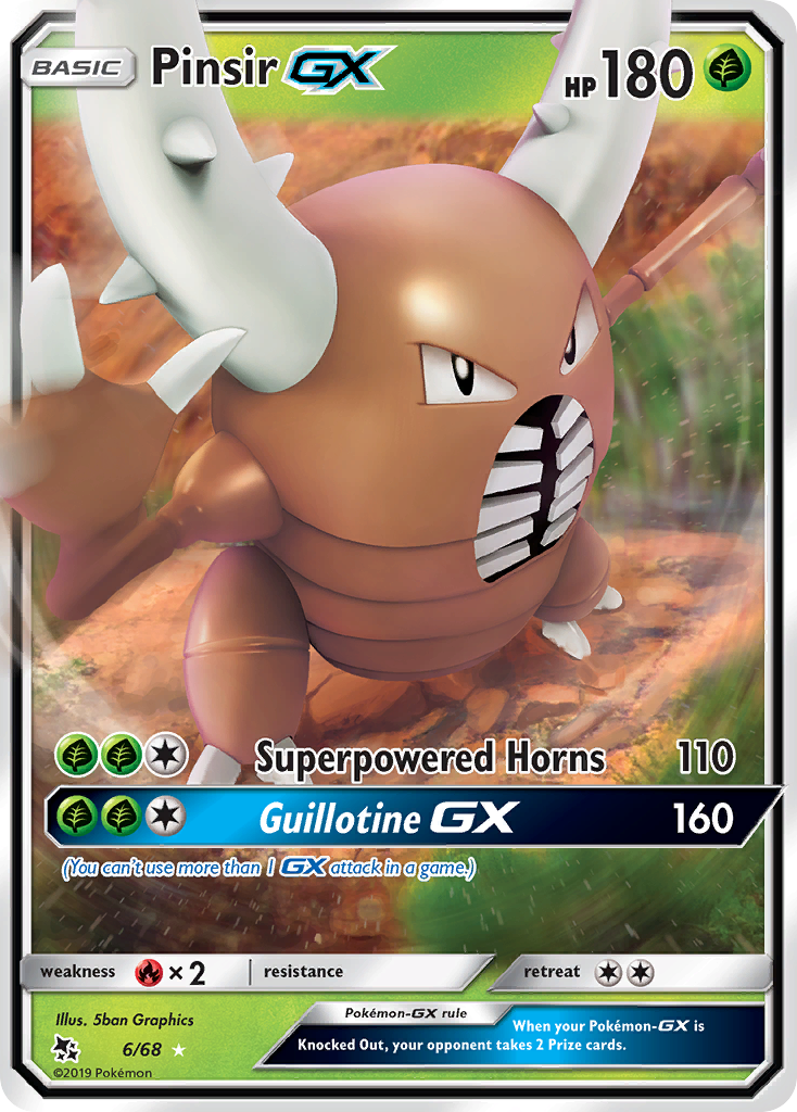 Pinsir GX (6/68) [Sun & Moon: Hidden Fates] | Exor Games Dartmouth