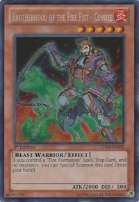 Brotherhood of the Fire Fist - Coyote [LTGY-EN082] Secret Rare | Exor Games Dartmouth