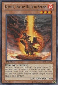 Burner, Dragon Ruler of Sparks [LTGY-EN097] Common | Exor Games Dartmouth