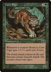 Cave Tiger [Urza's Saga] | Exor Games Dartmouth