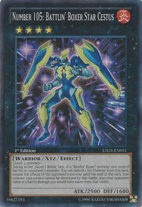 Number 105: Battlin' Boxer Star Cestus [LTGY-EN051] Super Rare | Exor Games Dartmouth