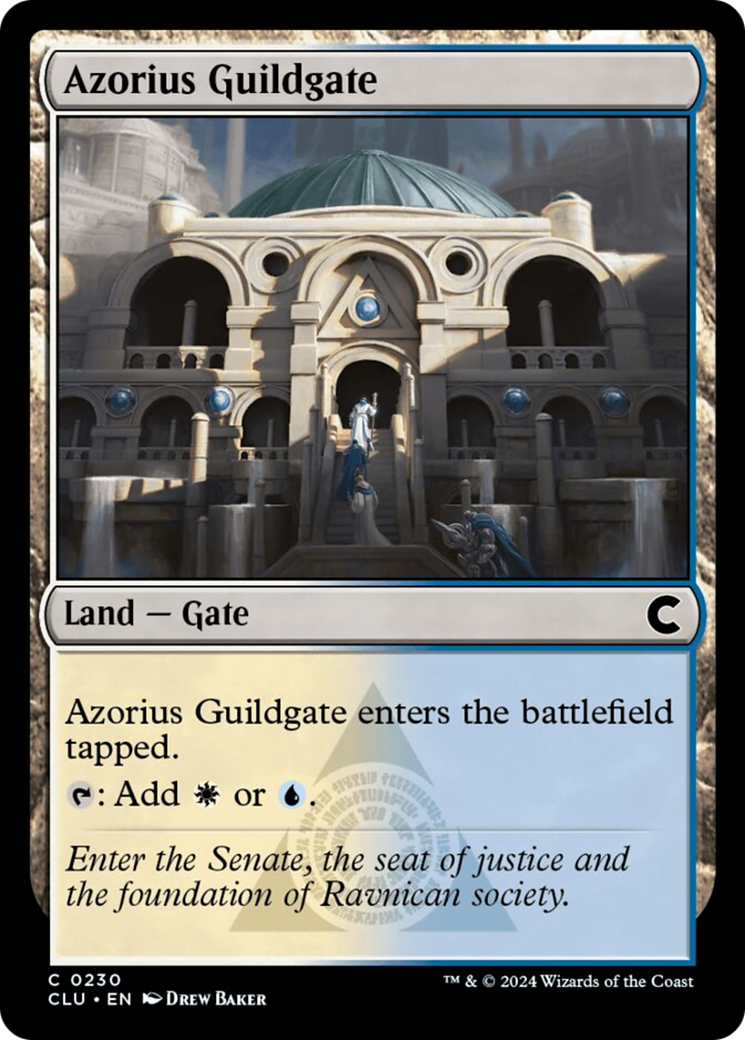 Azorius Guildgate [Ravnica: Clue Edition] | Exor Games Dartmouth