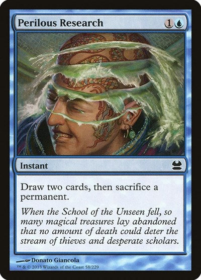 Perilous Research [Modern Masters] | Exor Games Dartmouth