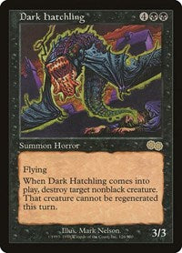 Dark Hatchling [Urza's Saga] | Exor Games Dartmouth