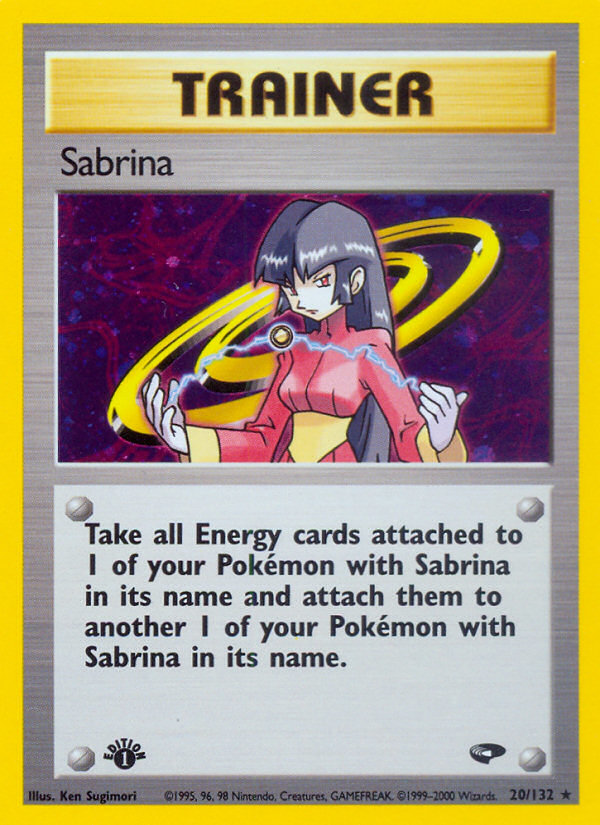 Sabrina (20/132) [Gym Challenge 1st Edition] | Exor Games Dartmouth