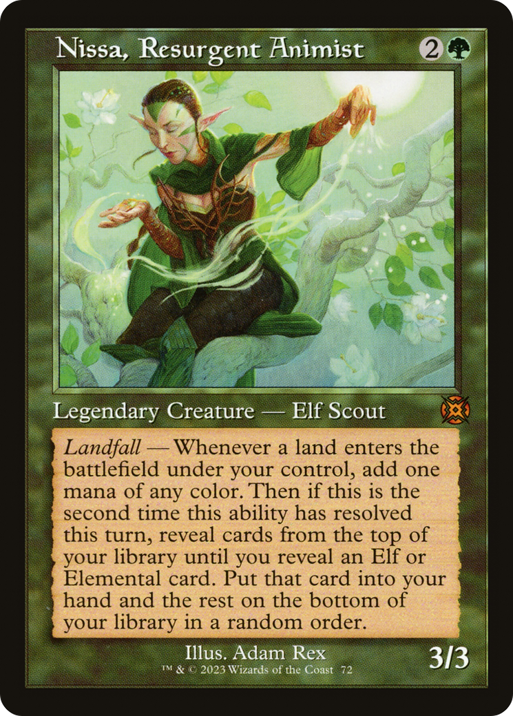 Nissa, Resurgent Animist (Retro) [March of the Machine: The Aftermath] | Exor Games Dartmouth