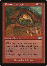 Destructive Urge [Urza's Saga] | Exor Games Dartmouth