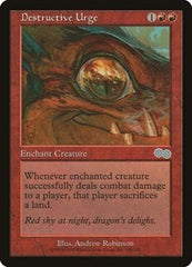 Destructive Urge [Urza's Saga] | Exor Games Dartmouth