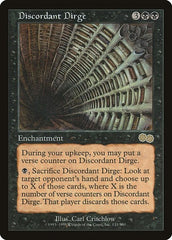 Discordant Dirge [Urza's Saga] | Exor Games Dartmouth