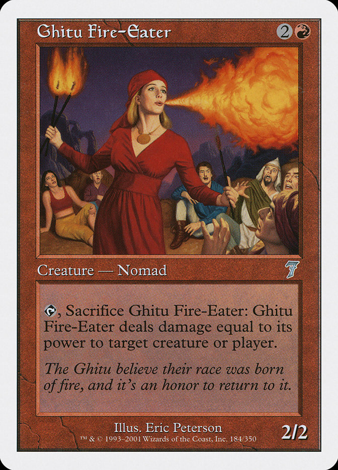 Ghitu Fire-Eater [Seventh Edition] | Exor Games Dartmouth