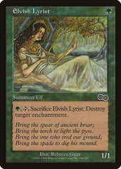 Elvish Lyrist [Urza's Saga] | Exor Games Dartmouth