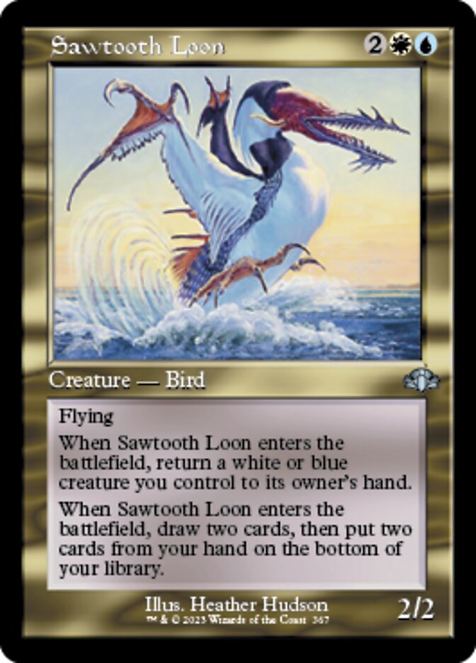 Sawtooth Loon (Retro) [Dominaria Remastered] | Exor Games Dartmouth