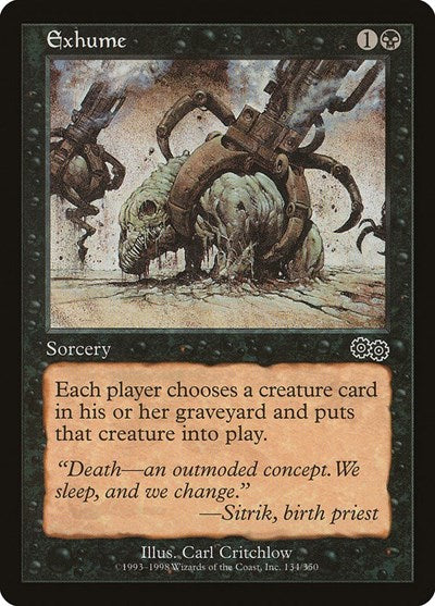 Exhume [Urza's Saga] | Exor Games Dartmouth