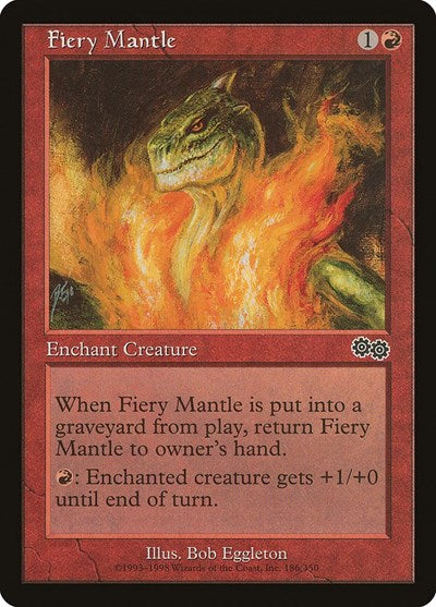 Fiery Mantle [Urza's Saga] | Exor Games Dartmouth