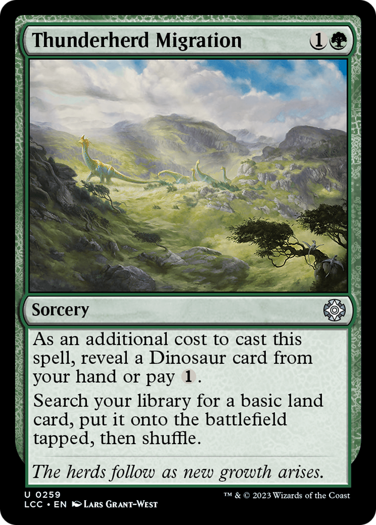 Thunderherd Migration [The Lost Caverns of Ixalan Commander] | Exor Games Dartmouth