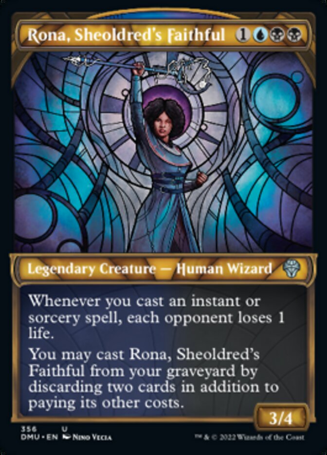 Rona, Sheoldred's Faithful (Showcase Textured) [Dominaria United] | Exor Games Dartmouth