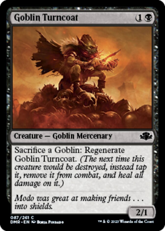 Goblin Turncoat [Dominaria Remastered] | Exor Games Dartmouth