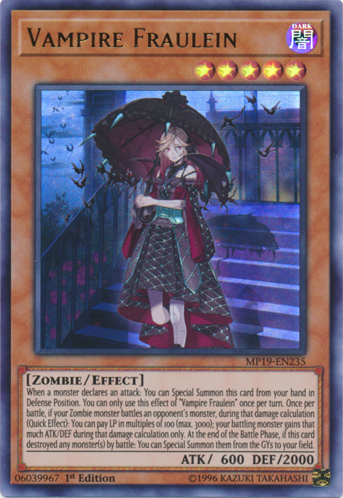 Vampire Fraulein [MP19-EN235] Ultra Rare | Exor Games Dartmouth