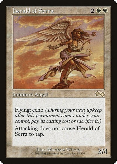 Herald of Serra [Urza's Saga] | Exor Games Dartmouth