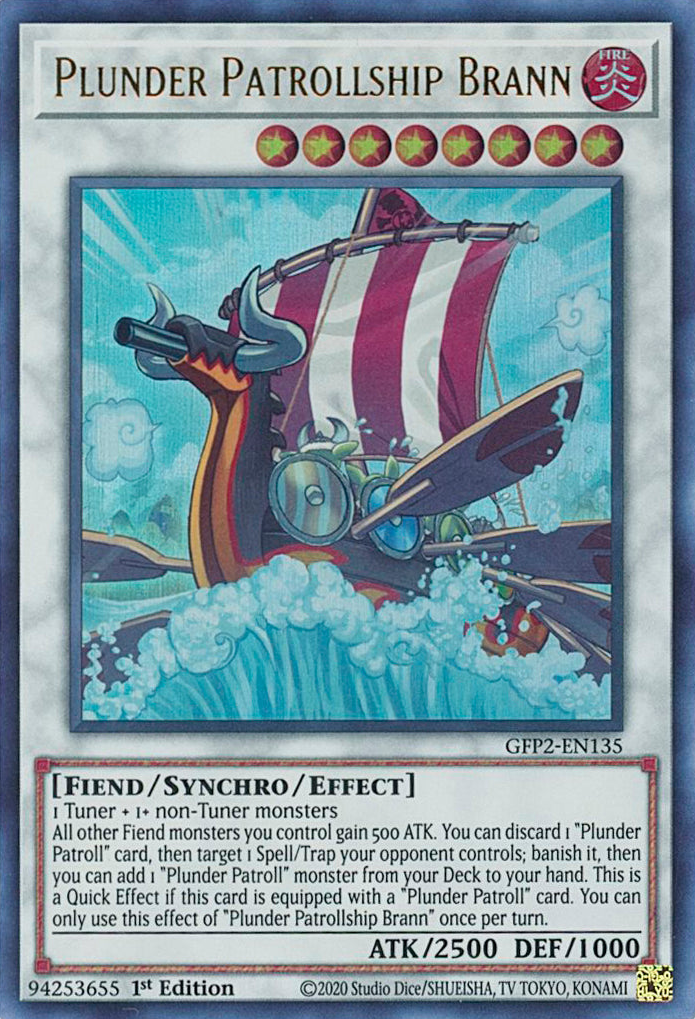 Plunder Patrollship Brann [GFP2-EN135] Ultra Rare | Exor Games Dartmouth