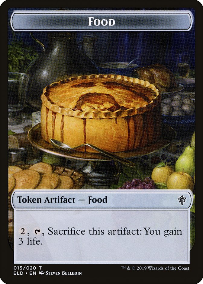 Food (015/020) [Throne of Eldraine Tokens] | Exor Games Dartmouth