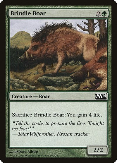 Brindle Boar [Magic 2014] | Exor Games Dartmouth