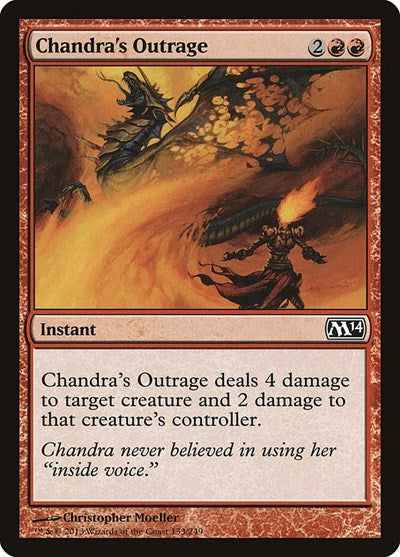 Chandra's Outrage [Magic 2014] | Exor Games Dartmouth