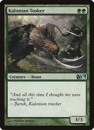 Kalonian Tusker [Magic 2014] | Exor Games Dartmouth