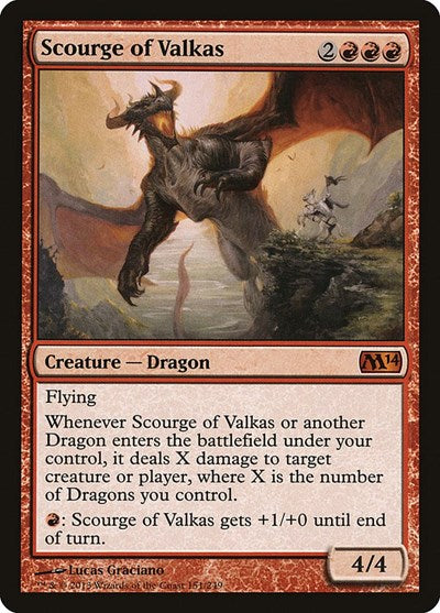 Scourge of Valkas [Magic 2014] | Exor Games Dartmouth