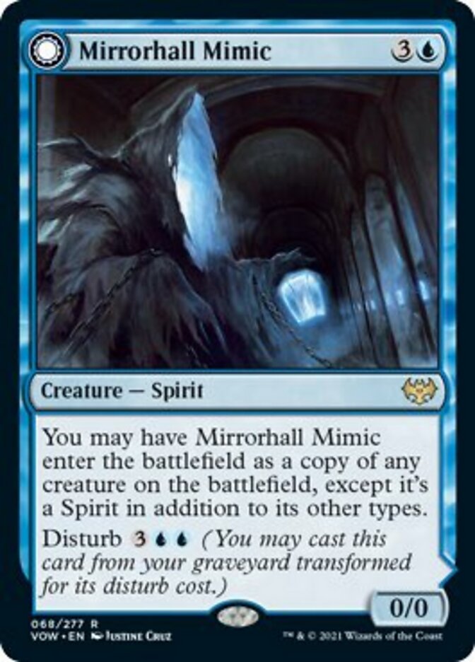 Mirrorhall Mimic // Ghastly Mimicry [Innistrad: Crimson Vow] | Exor Games Dartmouth