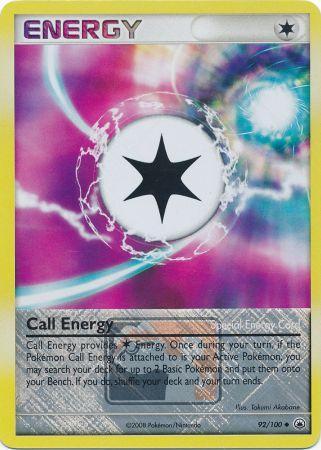 Call Energy (92/100) (League Promo) [Diamond & Pearl: Majestic Dawn] | Exor Games Dartmouth