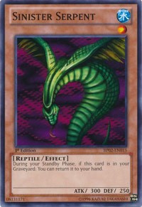 Sinister Serpent [BP02-EN015] Common | Exor Games Dartmouth