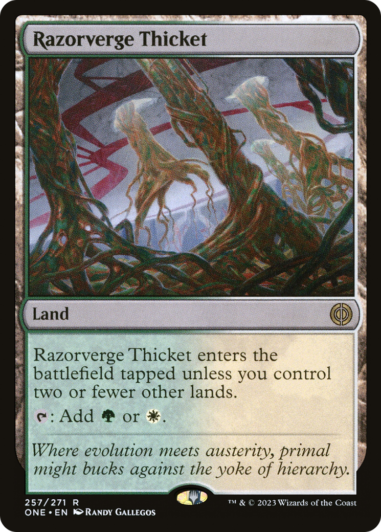 Razorverge Thicket [Phyrexia: All Will Be One] | Exor Games Dartmouth