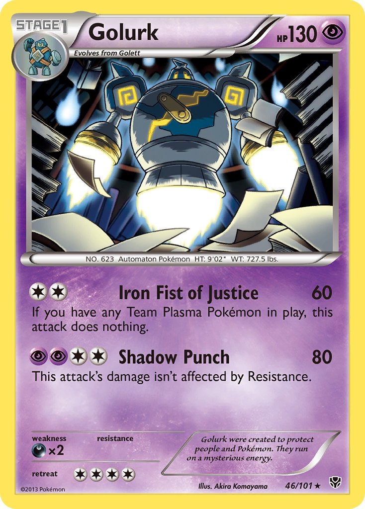Golurk (46/101) (Theme Deck Exclusive) [Black & White: Plasma Blast] | Exor Games Dartmouth