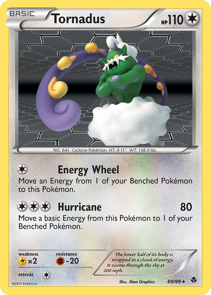 Tornadus (89/98) [Black & White: Emerging Powers] | Exor Games Dartmouth