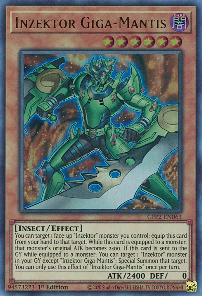 Inzektor Giga-Mantis [GFP2-EN063] Ultra Rare | Exor Games Dartmouth